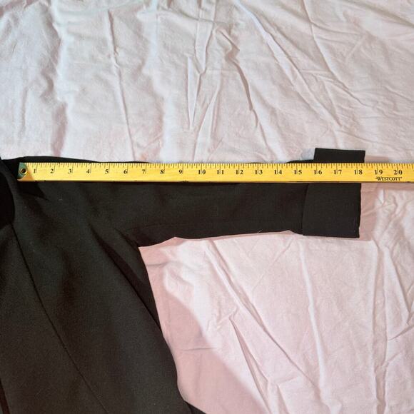 Aritzia Wilfred  Women's sz 0 Black Chevalier Open Blazer Jacket - Picture 8 of 9